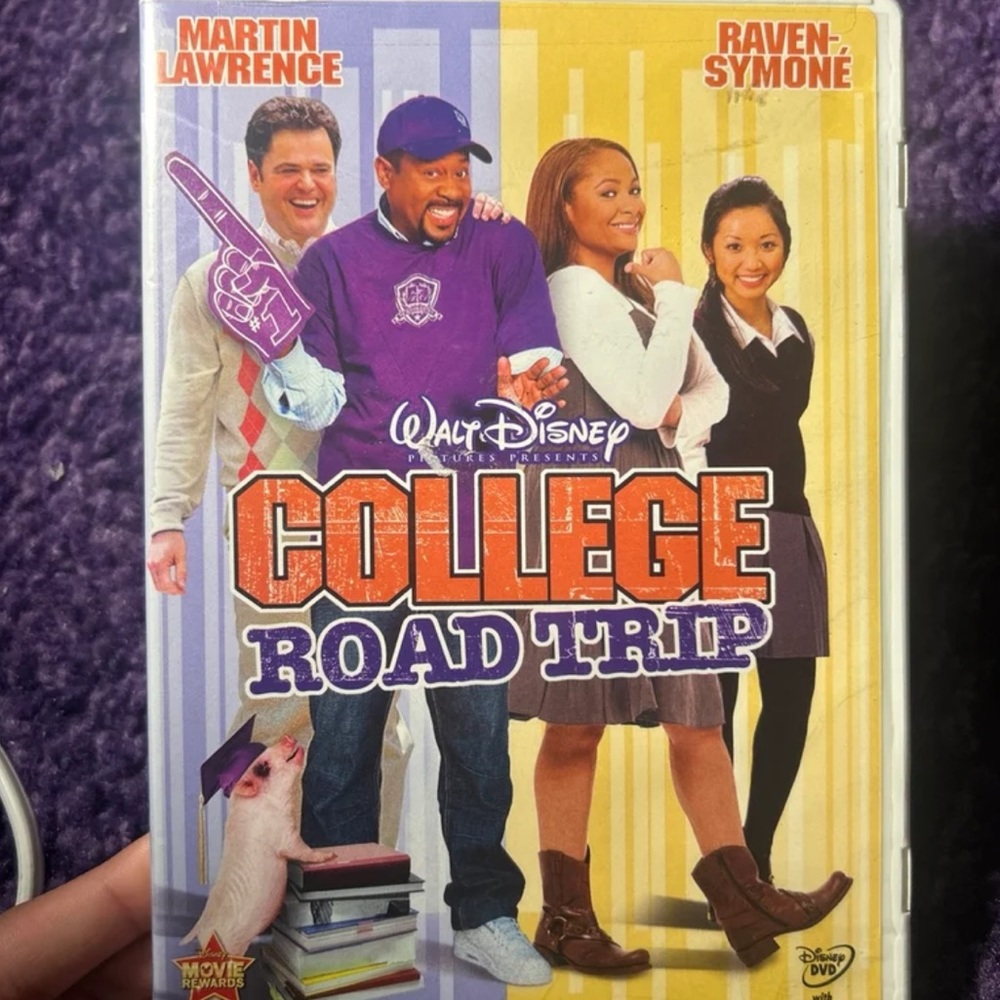 College Roadtrip Disney Family movie dvd